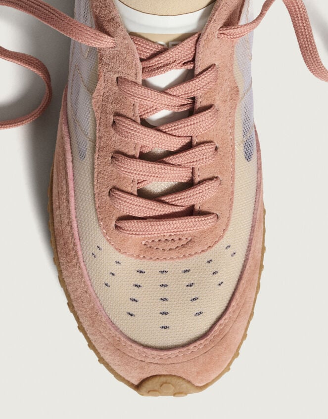 Hoff Bridge Mesh Trainers, Orange (PEACH), large