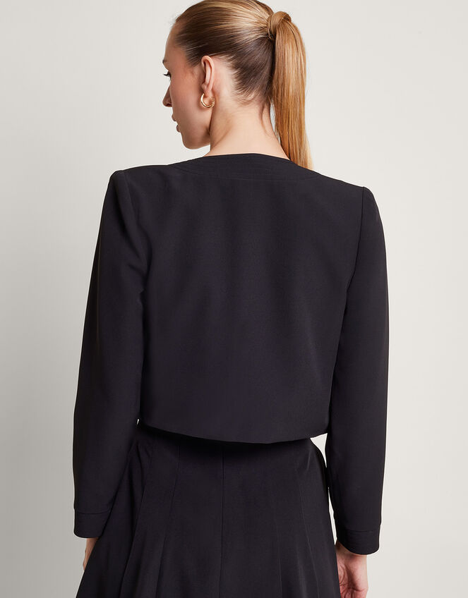 Briar Cropped Jacket, Black (BLACK), large