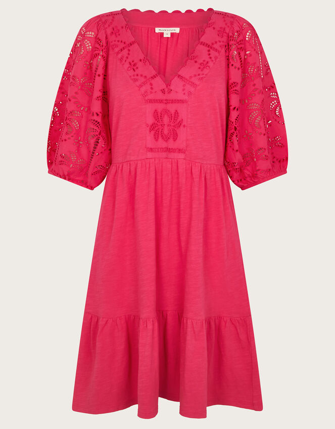 Skye Schiffli Dress, Pink (PINK), large
