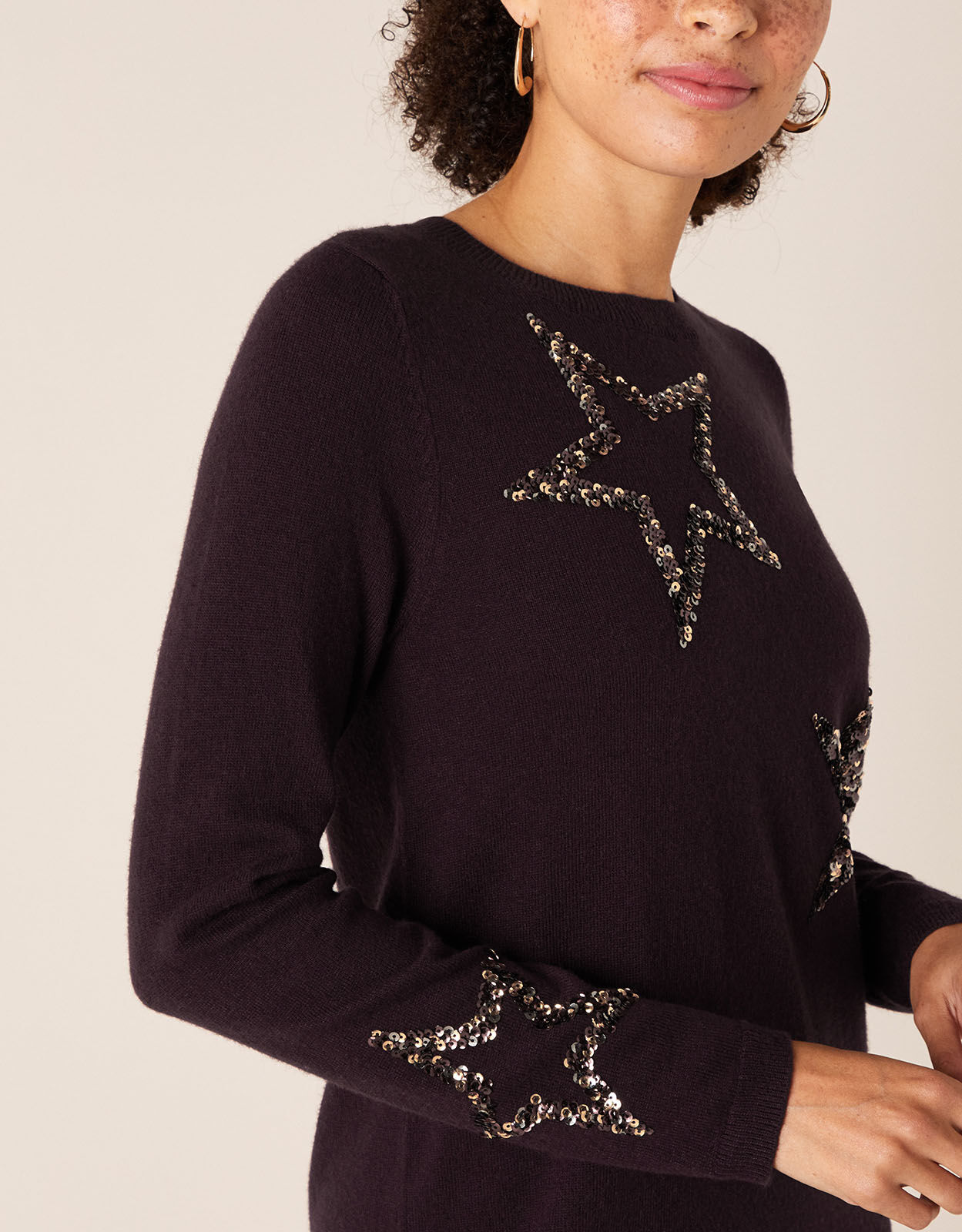 Monsoon knitted clearance jumper dress