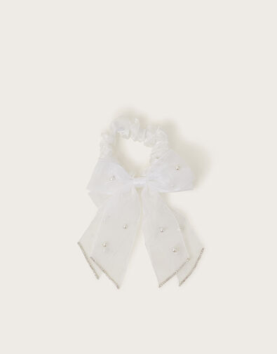Communion Bow Scrunchie, , large