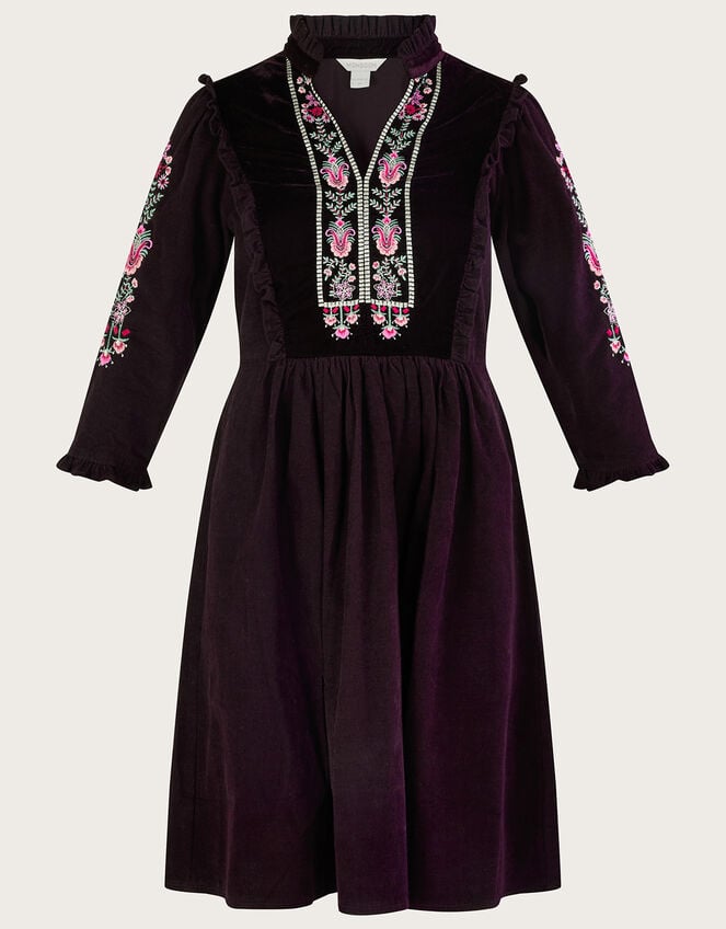 purple cord dress Deep Purple Cord Dress