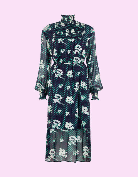 Mirla Beane Grace Dress Blue, Blue (NAVY), large