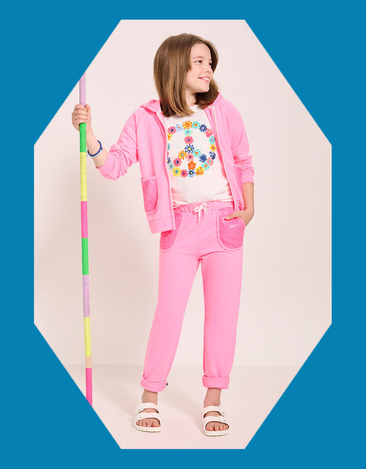 Neon pink joggers new arrivals