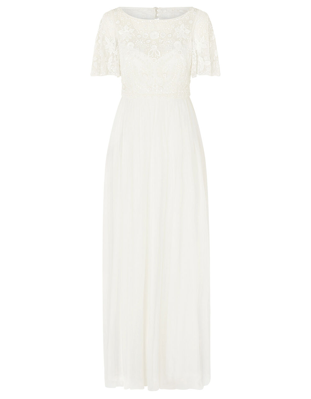 Shelly Floral Embellished Bridal Dress Ivory | Wedding Dresses ...