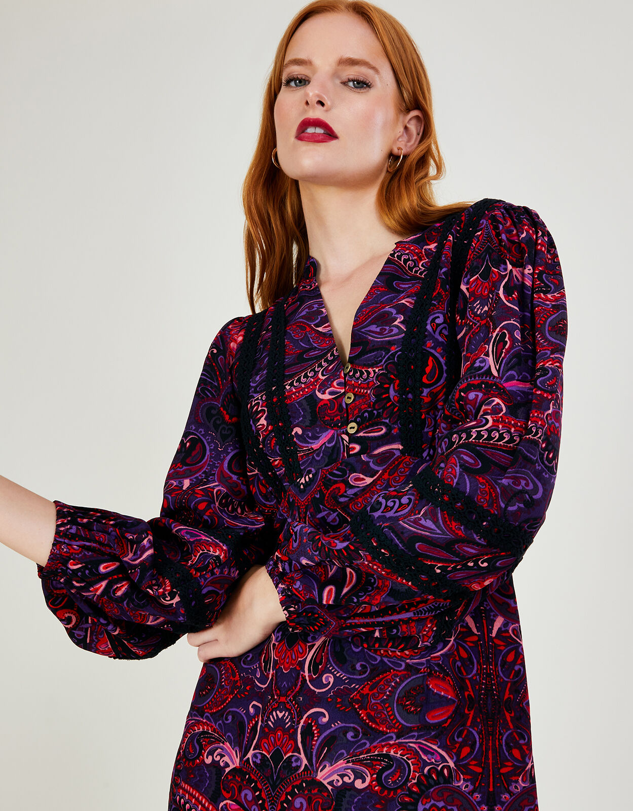 Monsoon rebecca lace dress top