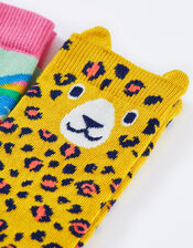 3-Pack Frugi Print Socks, Multi (MULTI), large