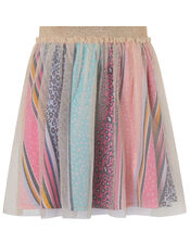 Lily Shimmer Tutu Skirt with Printed Lining, Pink (PINK), large