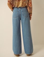 Lillian Wide Leg Jeans, Blue (LIGHT AUTHENTIC), large