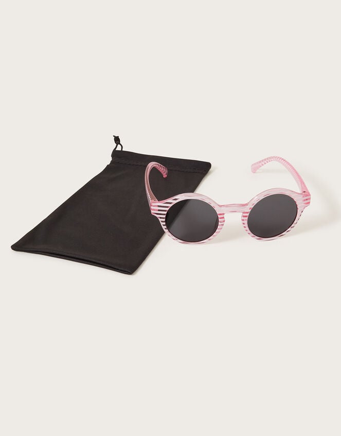 Baby Stripe Round Sunglasses, , large