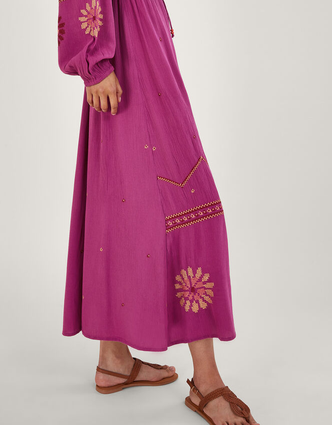 Floral Stitch Dress, Pink (PINK), large