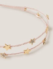 Diamante Star Wire Headband, , large
