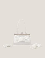 Bridesmaid Rosette Bag & Accessories Set, Ivory (IVORY), large