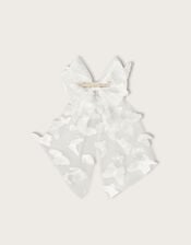 Laurena Butterfly Tulle Bow Hair Clip, , large