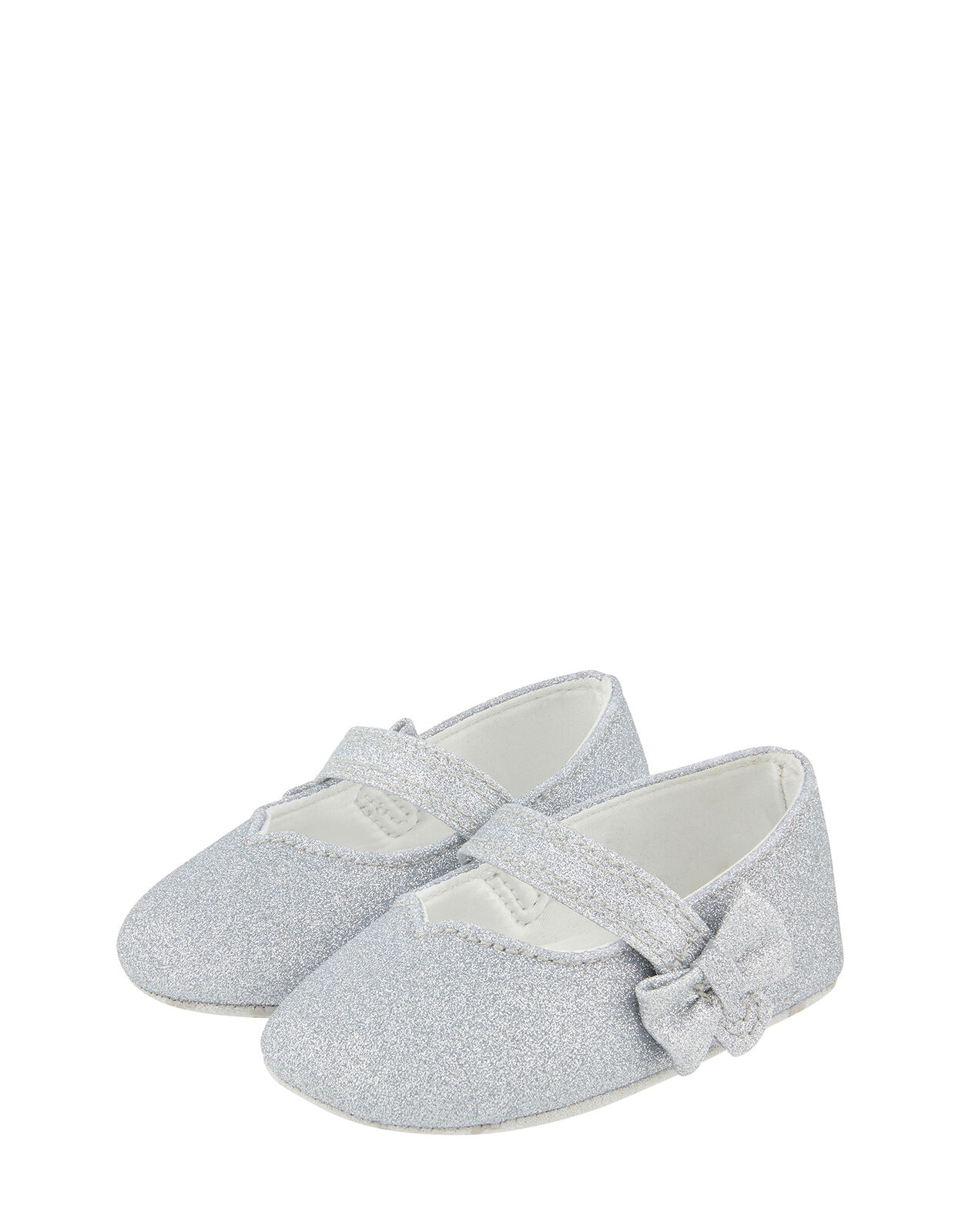 silver sparkly slippers