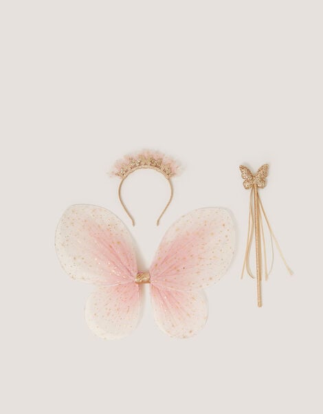 Butterfly Wings, Tiara & Wand Set, , large