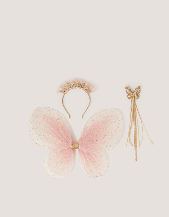 Butterfly Wings, Tiara & Wand Set, , large