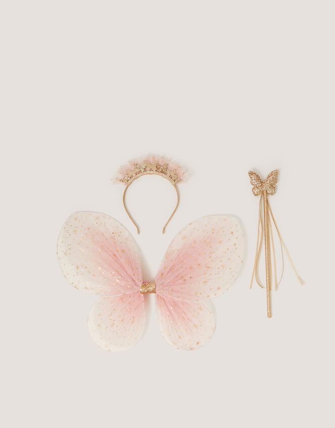 Butterfly Wings, Tiara & Wand Set, , large