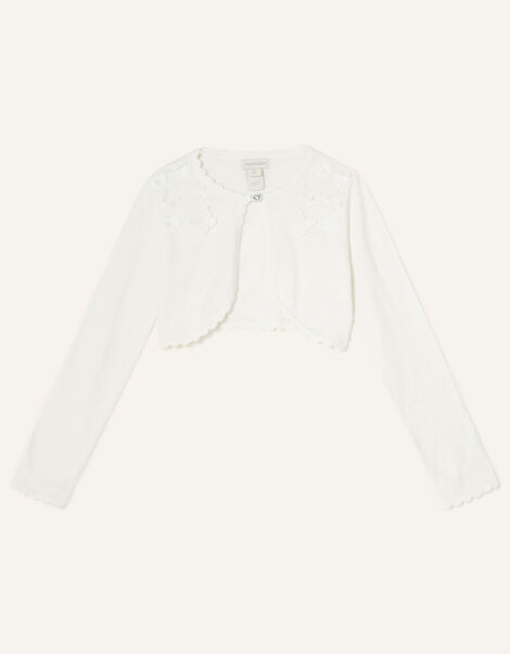 3D Floral Cardigan Ivory, Ivory (IVORY), large