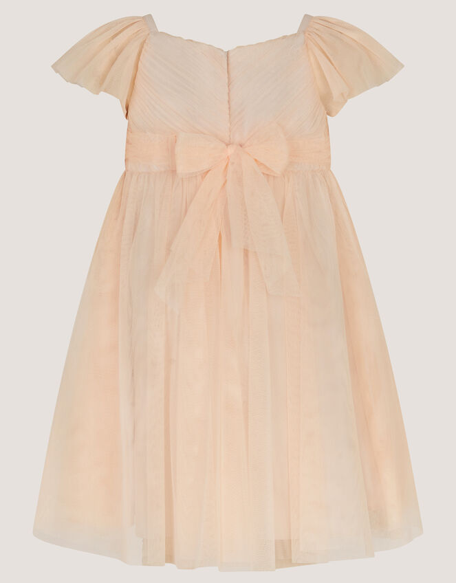 Baby Estella Floral Embroidered Party Dress, Pink (PINK), large