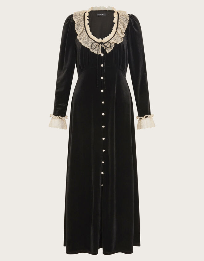 Vali Velvet Tea Dress Black