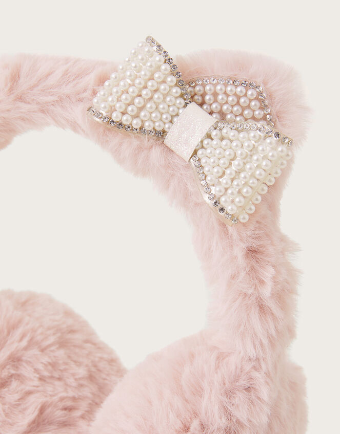 Embellished Cat Earmuffs, , large