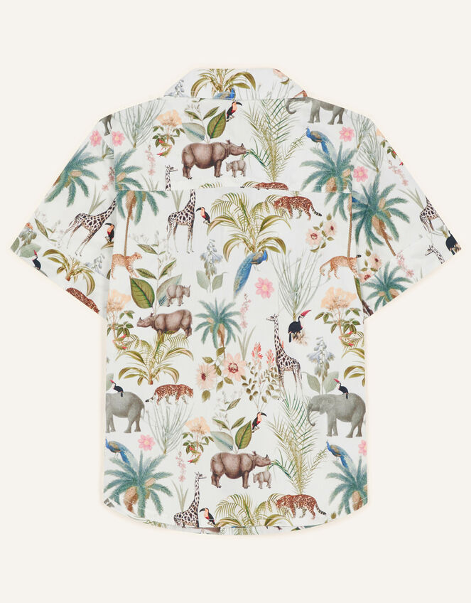 Safari Short Sleeve Shirt, Multi (MULTI), large