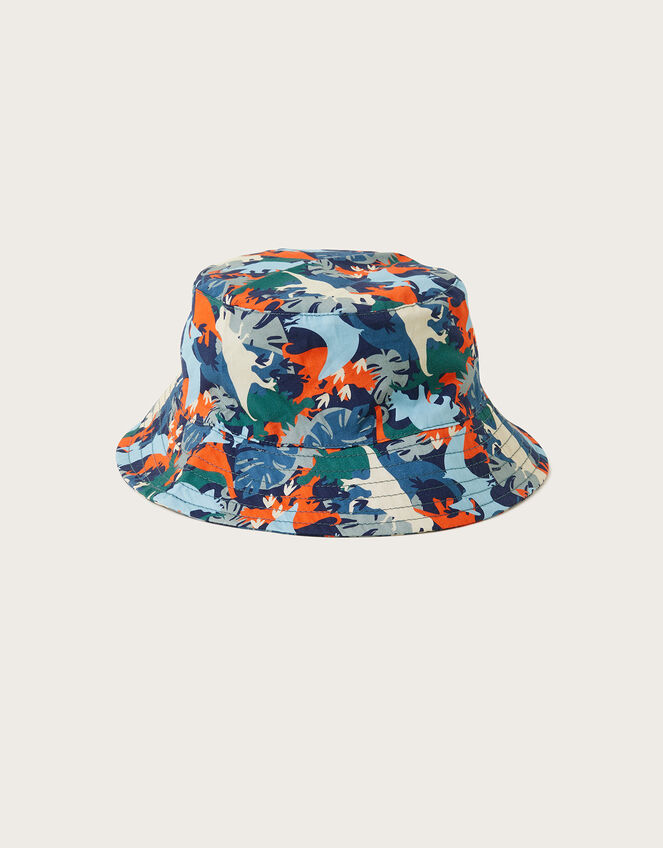 Animal Silhouette Bucket Hat, Blue (BLUE), large