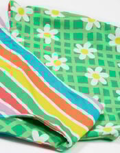 Frugi Tegan Reversible Tankini Set, Multi (MULTI), large