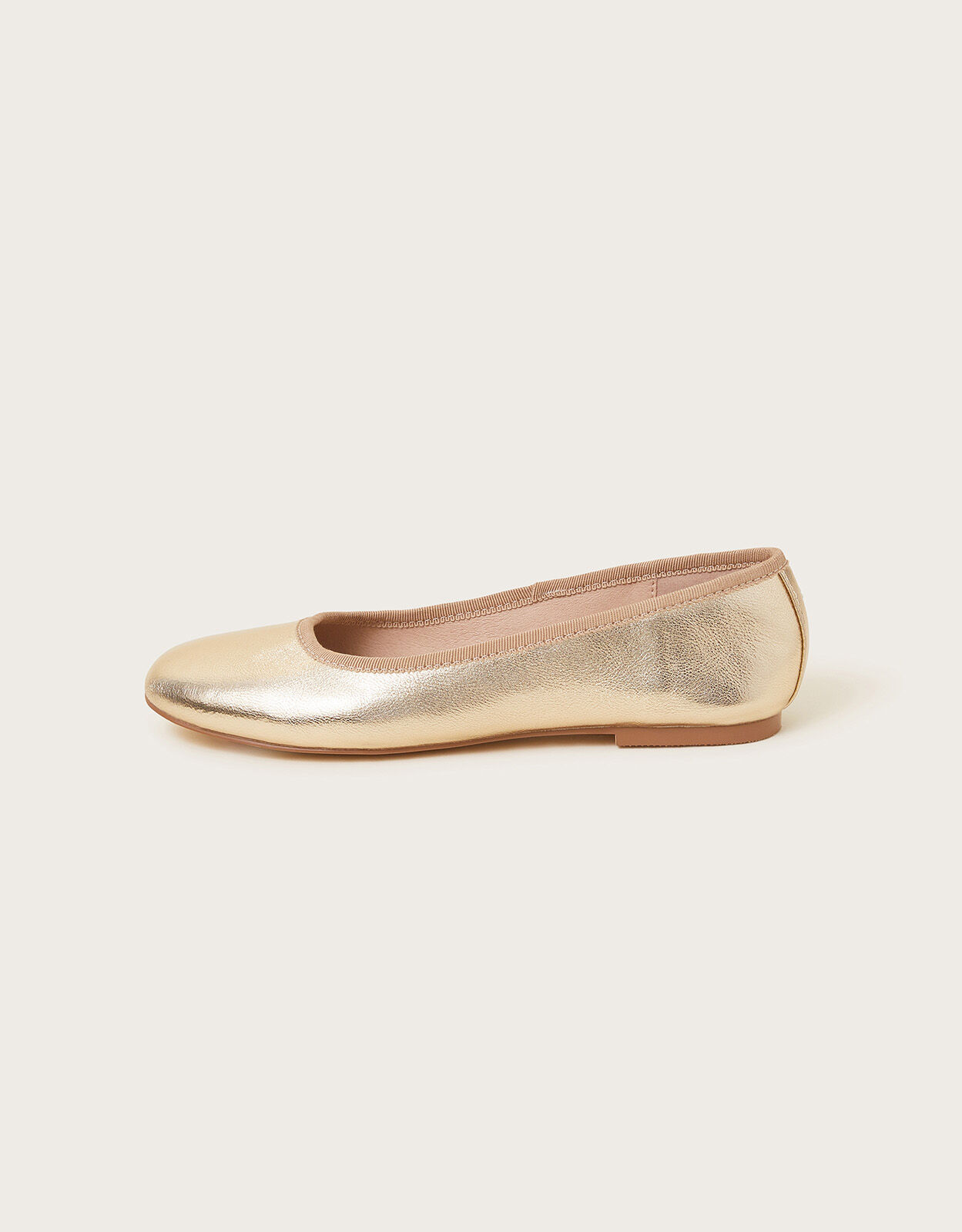 Gold ballerina flats outlet
