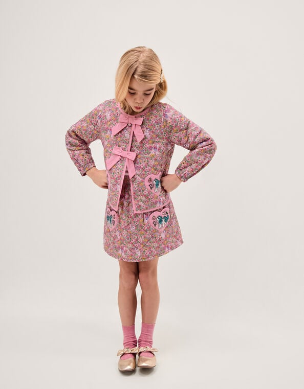 Monsoon x My Little Pony Floral Quilted Skirt, Multi (MULTI), large
