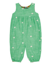 Frugi Nia Reversible Dungarees, Multi (MULTI), large