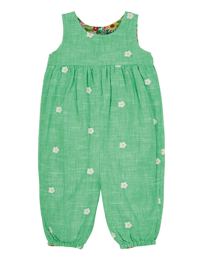 Frugi Nia Reversible Dungarees, Multi (MULTI), large