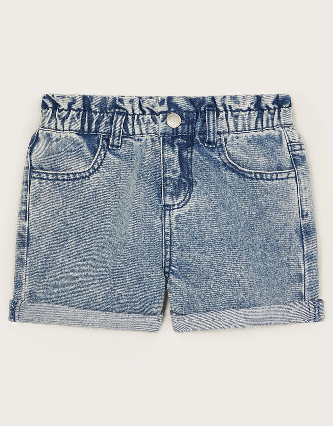 Denim Shorts, Blue (BLUE), large