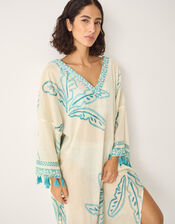 Pam Palm Print Kaftan, , large