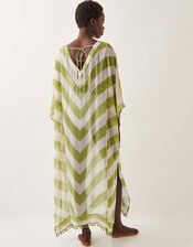 Sorcha Chevron Stripe Kaftan Dress, , large