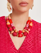 Woven Beaded Necklace, , large