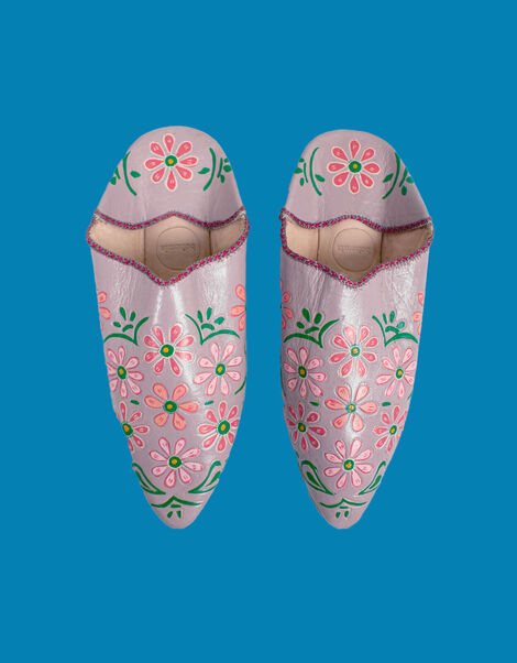 Bohemia Design Babouche Slippers, Pink (PINK), large