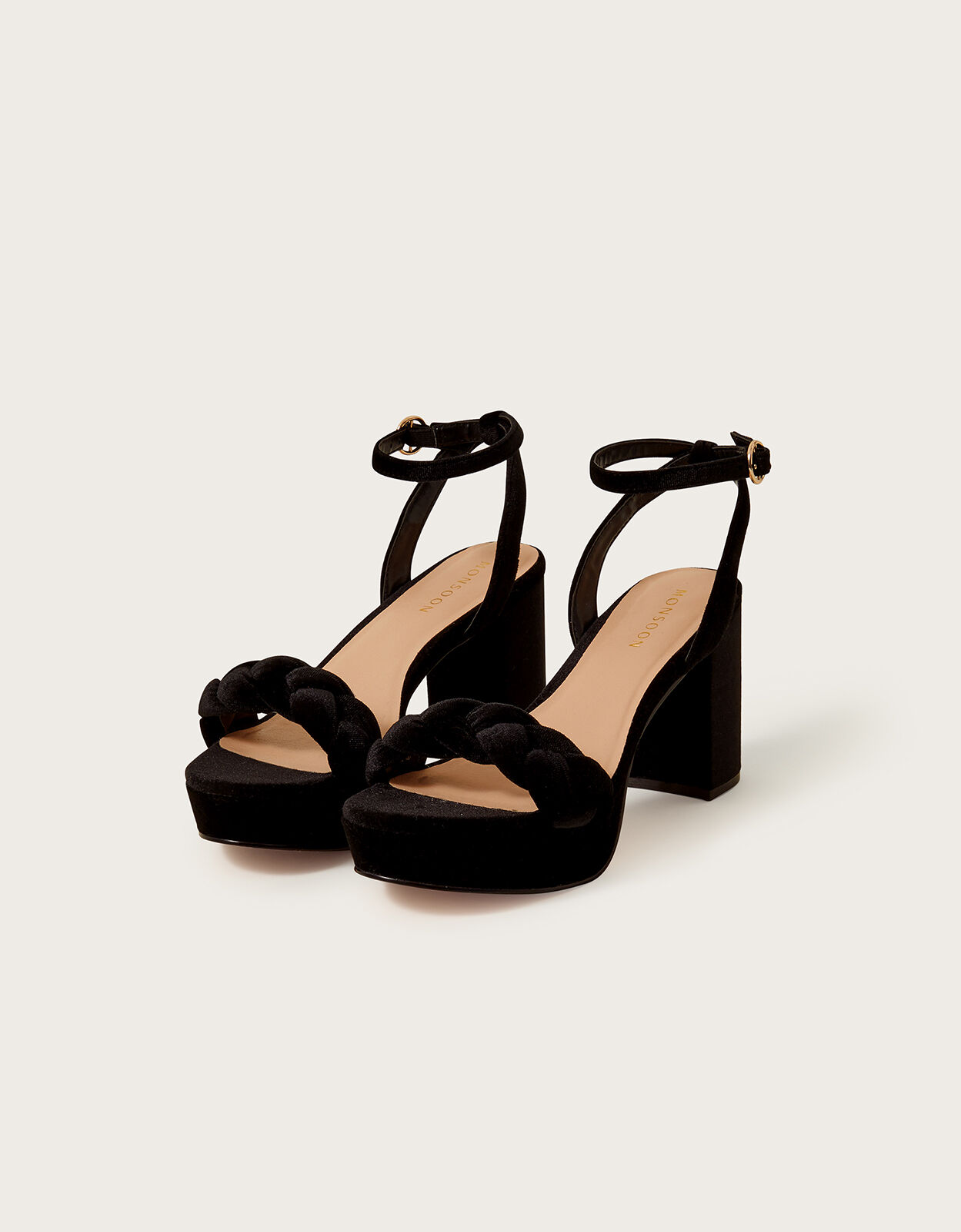 Black Cross Strap Block Heel Sandal | Shoes | Block heels sandal, Sandals  heels, Black strappy heels