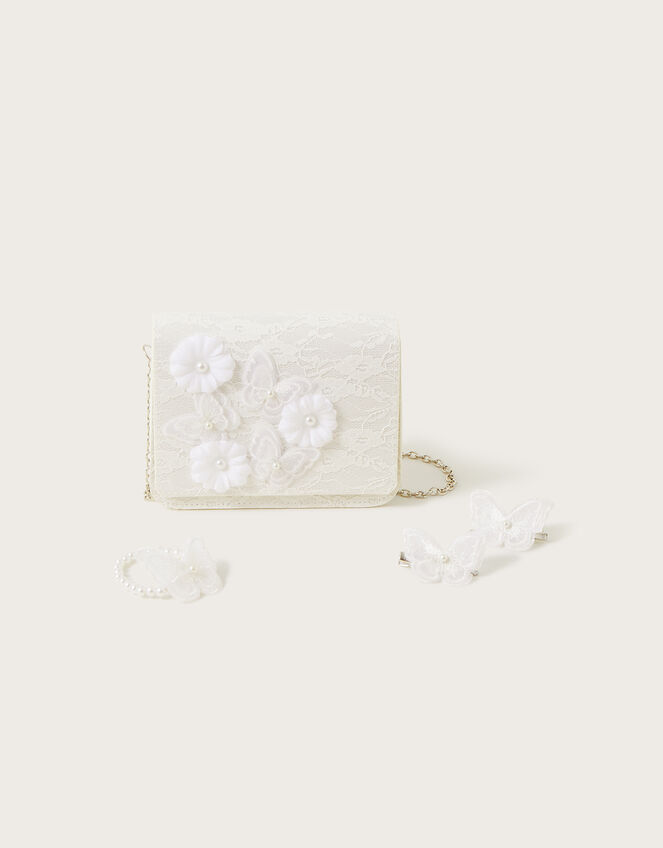 Leorah Lace Bag, Clips and Bracelet Set, , large