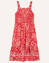 MINI ME Ebony Printed Sundress, Red (RED), large
