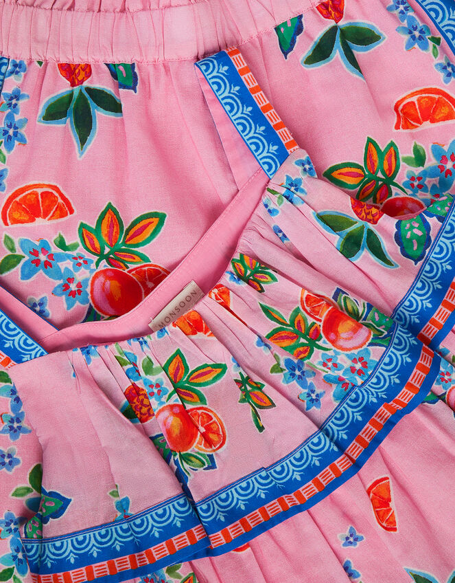 Oriana Fruity Top & Trousers Set, Pink (PINK), large