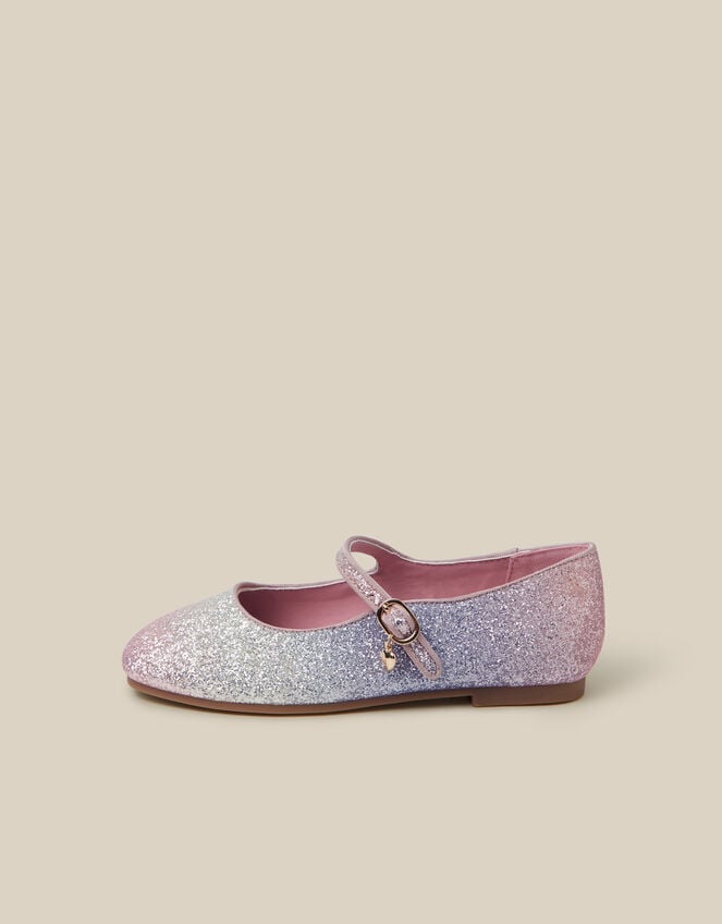 Ombr&eacute; Glitter Mary Jane Ballet Flats, Multi (MULTI), large