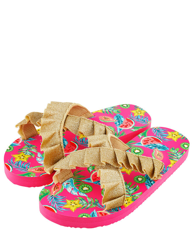 Inna Watermelon Print Sliders, Multi (MULTI), large