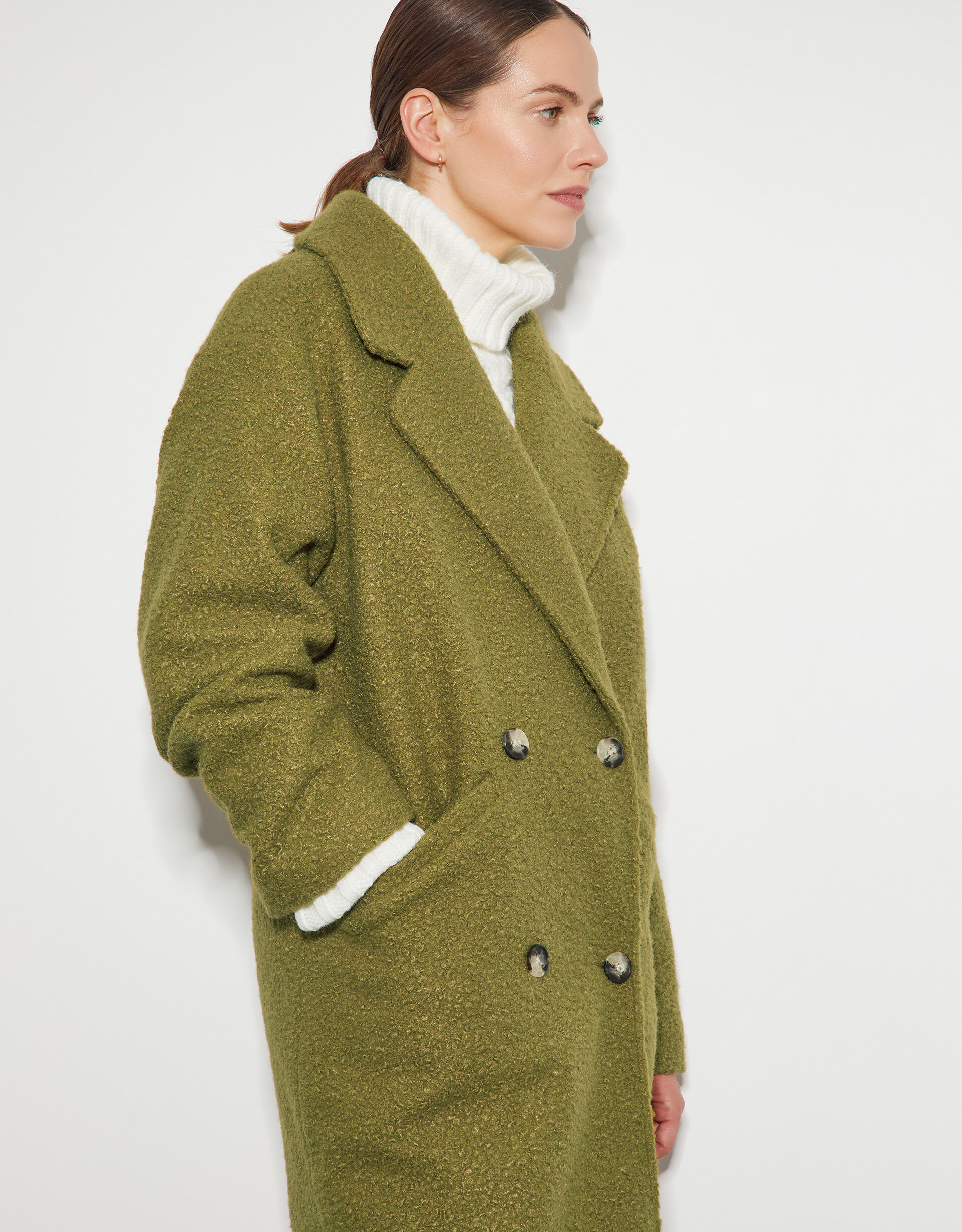 Monsoon mila tweed coat on sale