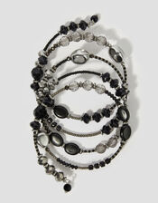 Beaded Wire Wrap Bracelet, , large