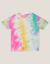 Tie-Dye Cotton T-Shirt, Multi (MULTI), large