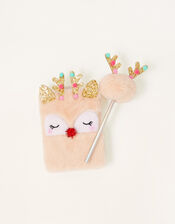Christmas Reindeer Notebook and Pencil Set, , large