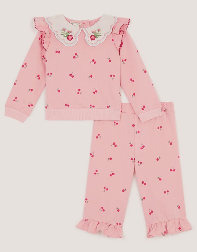 Baby Mon Cheri Top & Joggers Set, Pink (PINK), large
