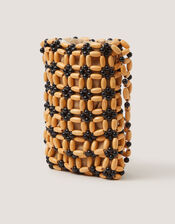 Joli Wooden Bead Crossbody Bag, , large